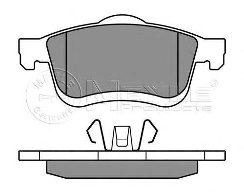 Гальмівні колодки Meyle 0252472720W ціна, від 33.15 USD