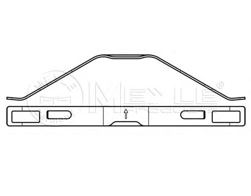 Задні гальмівні колодки Meyle 0252908730 ціна, від 76.95 USD