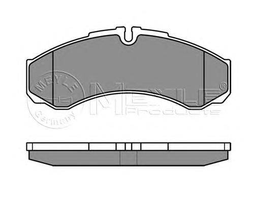 Гальмівні колодки Meyle 0252912117 ціна, від 27.30 USD