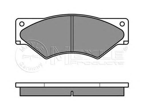 Гальмівні колодки Meyle 0252910720W ціна, від 37.65 USD