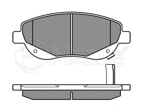 Гальмівні колодки Meyle 0252494619W ціна, від 34.25 USD