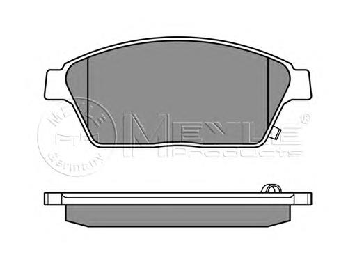 Гальмівні колодки Meyle 0252503418W ціна, від 30.78 USD
