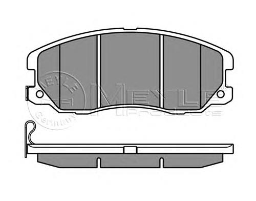 Гальмівні колодки Meyle 0252451016W ціна, від 30.72 USD