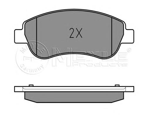 Гальмівні колодки Meyle 0252463819W ціна, від 33.51 USD