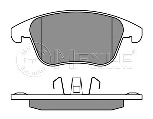 Гальмівні колодки Meyle 0252455719 ціна, від 28.83 USD