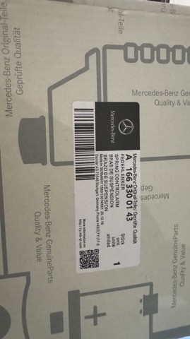 Сайлентблок нижнього переднього важеля A1663300143 MERCEDES