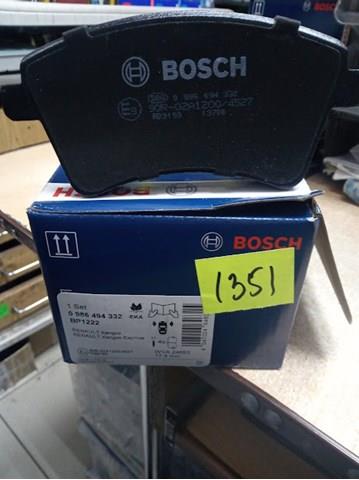 Колодки гальмівні дискові комплект 0986494332 BOSCH