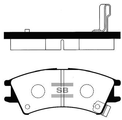 Колодки передні 58115020S0 HYUNDAI