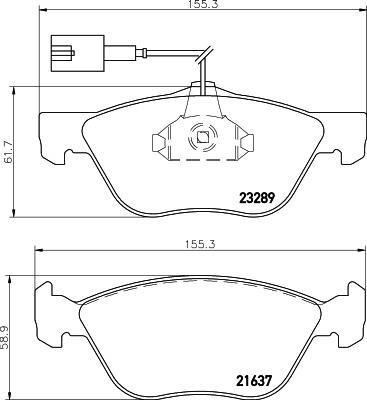 Дискові гальма C1F025ABE ABE