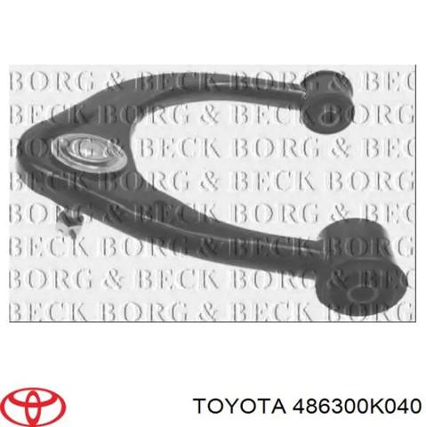 Важіль передньої підвіски верхній, лівий 486300K040 TOYOTA