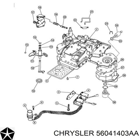 Датчик тиску масла двигуна 56041403AA CHRYSLER