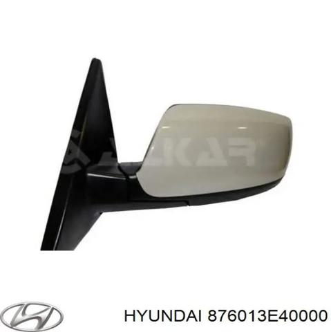 Ліве бічне дзеркало 876013E40000 HYUNDAI