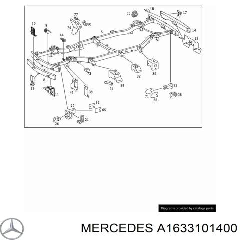 Рама кузова A1633101400 MERCEDES