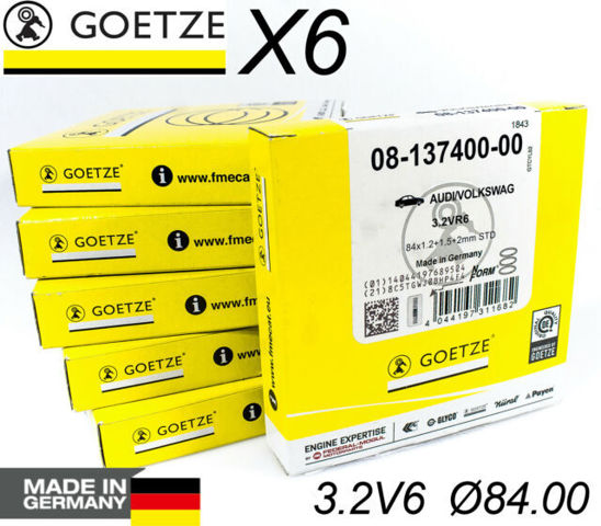 Комплект поршневих кілець на 1 циліндр, STD. 0813740000 GOETZE
