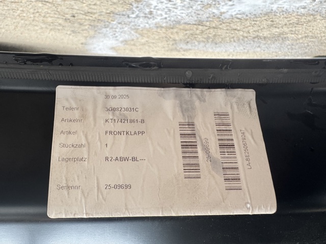 Капот 3G0823031C VAG