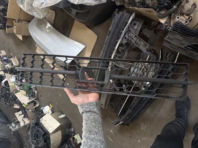 Решітка переднього бампера, центральна 5E0853677G VAG