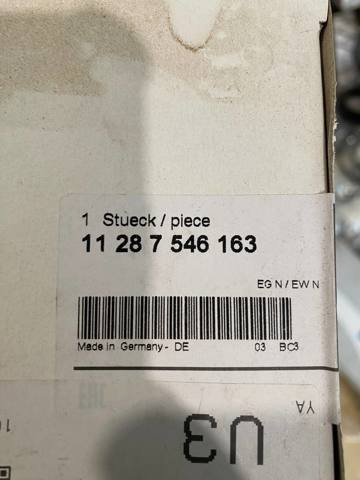 Ролик натягувача приводного ременя 11287546163 BMW
