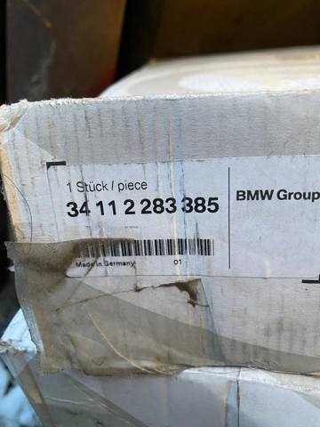 Диск заднього гальма 34112283385 BMW