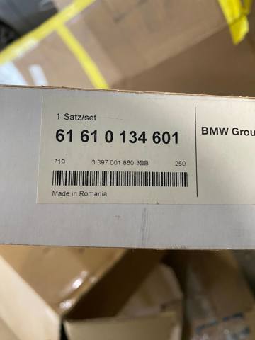 Щітка-двірник лобового скла, комплект з 2-х шт. 61610134601 BMW