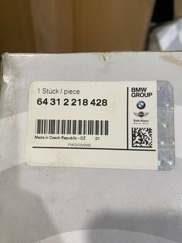 Фільтр пиловий 64312218428 BMW