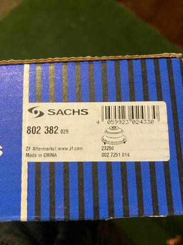 Опора стійки амортизатора заднього 802382 SACHS