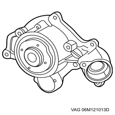 Водяний насос 06M121013D VAG