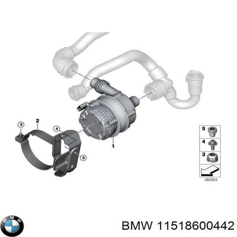 Помпа водяна, додатковий електричний 11518600442 BMW