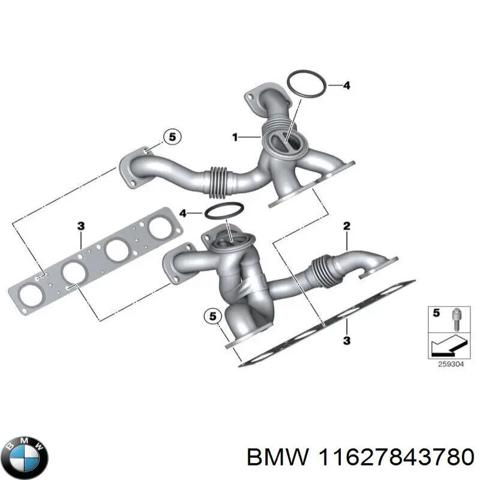 Колектор випускний 11627843780 BMW