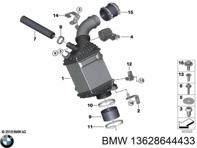 MAP сенсор 13628644433 BMW