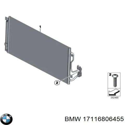 Радіатор охолодження кондиціонера 17116806455 BMW