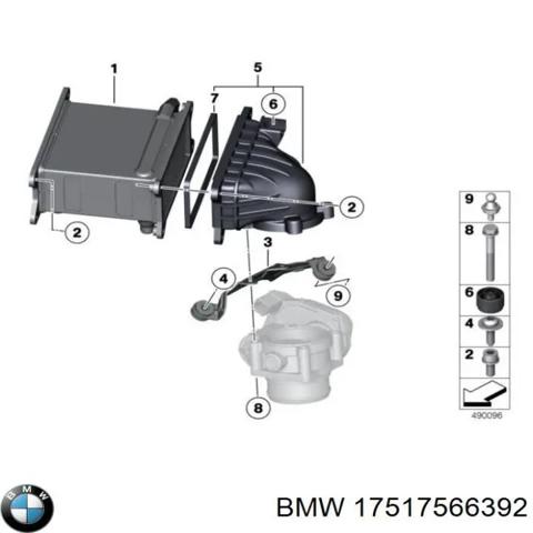 Охолоджувач наддувочного повітря 17517566392 BMW