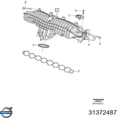 Датчик наддува 31372487 VOLVO