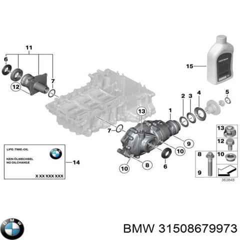 Редуктор переднього ведучого моста (головна передача) 31508679973 BMW