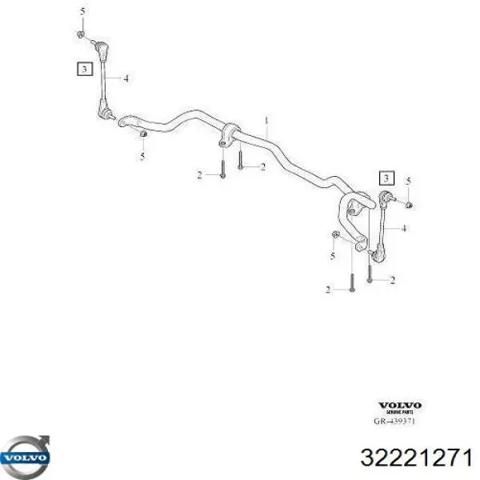 Тяга переднього стабілізатора 32221271 VOLVO