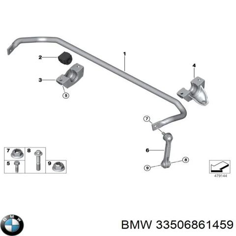 Задній стабілізатор поперечної стійкості 33506861459 BMW