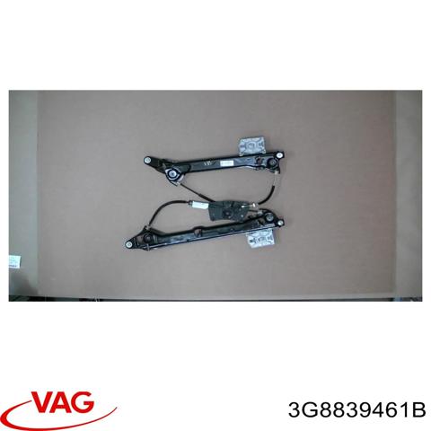 Механізм склопідйомника двері задньої, лівої 3G8839461B VAG