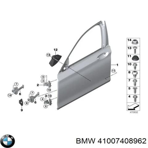 Дверка передня права 41007408962 BMW