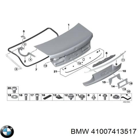 Петля багажника 41007413517 BMW