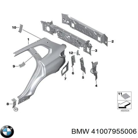 Крило праве заднє 41007955006 BMW