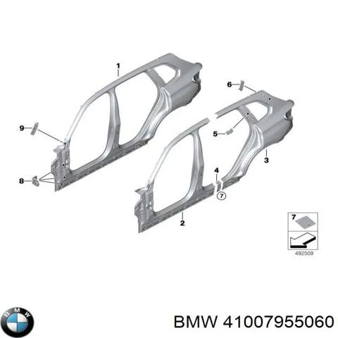 Отвір передніх правих дверей 41007955060 BMW