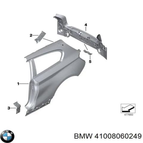 Бічна частина задня ліва 41008060249 BMW