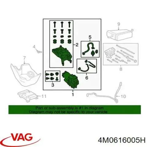 Компресор підкачки амортизаторів 4M0616005H VAG
