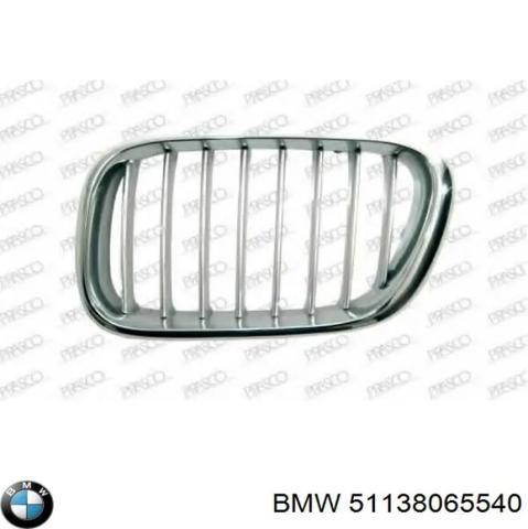 Решітка радіатора права 51138065540 BMW