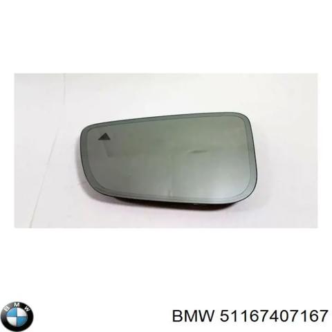 Дзеркальний елемент лівого дзеркала заднього виду 51167407167 BMW