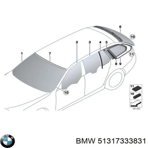 Скло лобове 51317333831 BMW