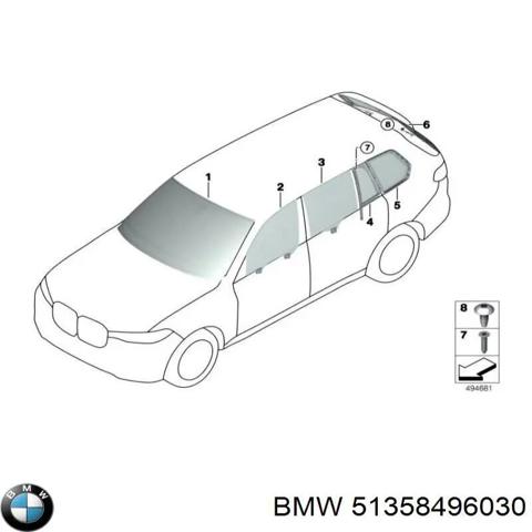 Вікно задніх дверей 51358496030 BMW