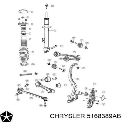 Стійки і важелі підвіски 5168389AB CHRYSLER