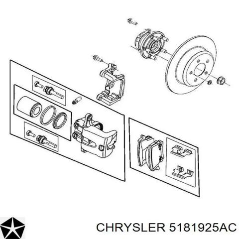 Маточини задніх коліс 5181925AC CHRYSLER
