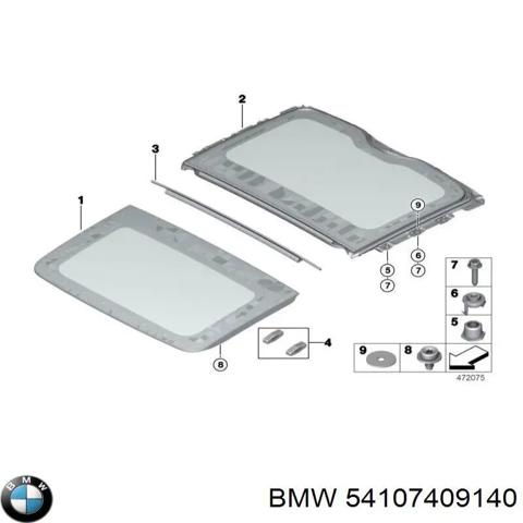 Кришка люка даху передня 54107409140 BMW