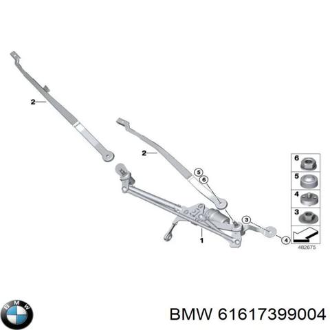 Трапеція двірників 61617399004 BMW